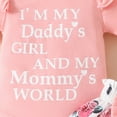 thumbnail image 6 of NOLDARES Newborn Baby Girl Outfit Ruffle Romper Dress Shorts Coming Home Clothes Set(Pink,0-3 Months), 6 of 7