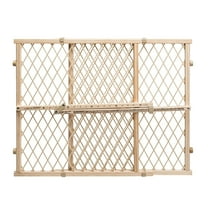 Evenflo Position & Lock Value Adjustable Wood Baby Gate, (Natural), Fits Openings 26 - 42 in. Wide