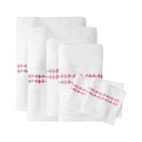 Sabrina Soto Boutique Luxury 6 Piece Bath Towel, Hand Towel and Washcloth Set