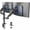 Black, variant on VIVO Dual Monitor Mechanical Spring Sit-Stand Desk Mount for 2 Screens up to 32"