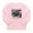 Petal Pink, variant on - Monkey Sits Long Sleeve Infant T Shirt - Long Sleeve Infant T-Shirt