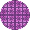 thumbnail image 1 of Ahgly Company Indoor Round Patterned Crimson Purple Area Rugs, 8' Round, 1 of 6