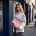 thumbnail image 6 of FORMRS 13-13.3 inch Laptop Sleeve Case Soft Carrying Quilted Computer Bag Cover, Pixel Floating Hearts, 6 of 7