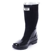 Women’s Forever Young Mid-Calf Rain Boots – Waterproof Rubber Boots with Adjustable Side Buckle – Durable Non-Slip Sole for Wet Weather, Gardening, Outdoor Work, and Everyday Wear