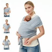 Momcozy Baby Carrier,Adjustable Baby Carrier Wrap,Holds up to 35 pounds of Toddler, Easy to Wear Baby Sling Wrap