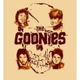 thumbnail image 2 of Goonies Main Characters and Skull Logo Men's Natural Ground T-shirt-Small, 2 of 3