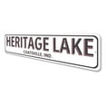thumbnail image 4 of Lake House City State Novelty Decor, Metal Wall Sign - 4x18 Inches, 4 of 4
