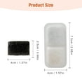thumbnail image 2 of Oneisall 4 Pack Replacement Filters & 2 Pack Replacement Sponges for 3L CW-03 Cat Water Fountain, 2 of 6