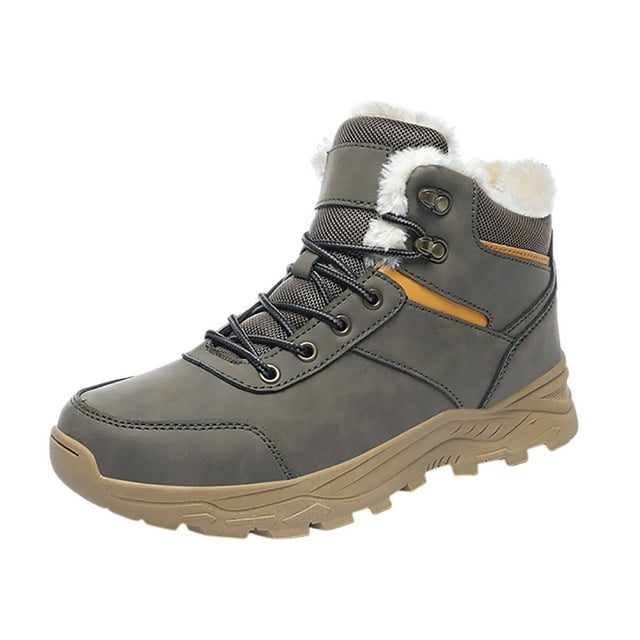 Wyzesi Espadrilles Homme Chaussures d'Automne et d'Hiver pour Hommes Mode Chaussures Montantes Chaudes Confortables Bottines