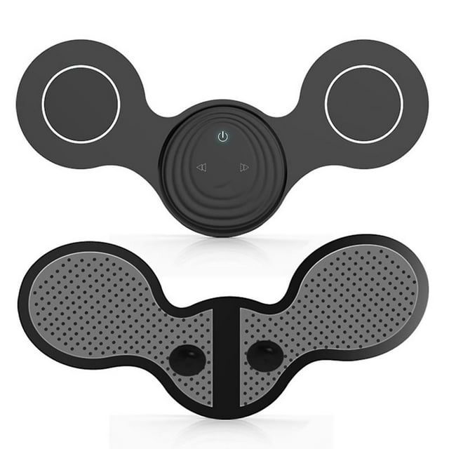 mmirethe Mini Cervical Massager Wireless Massage Pad Multi-Functional Shoulder Neck Massage Back Device