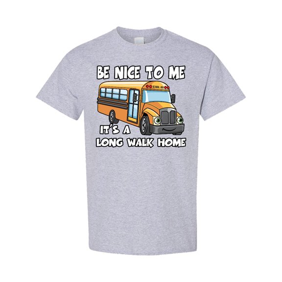 Inktastic School Bus Driver Be Nice T-Shirt