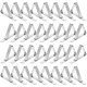 thumbnail image 1 of Pinzas para mantel tripolares de acero inoxidable, paquete de 32, 1 of 7