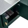 thumbnail image 4 of Venezian Collection - 48" Double Green Bathroom Vanity, - Brass Handles.&nbsp;, 4 of 9