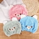 thumbnail image 2 of 3 uds toalla de secado de pelo para niños niñas suave absorbente gorro de pelo seco para niños toalla de pelo para niños envoltura de toalla para la cabeza para niños Adepaton WRHS-106, 2 of 7