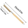 thumbnail image 2 of Brosse de Nettoyage de Cuisine Robuste avec Manche en Bois, Récurant en Acier Inoxydable pour Four à Pizza, Poêle, Pot, Plateforme Compétitive Sans Préciser la Couleur Ou la Taille, 2 of 6