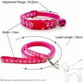 thumbnail image 4 of Dog Collar with Bell, 2-Pack Puppy Collar Reflective Cat Collar Nylon Soft Adjustable Buckle for Extra Small Tiny Boy Girl Pets Female Male Kitten Yorkie Teacup Chihuahua, 4 of 7