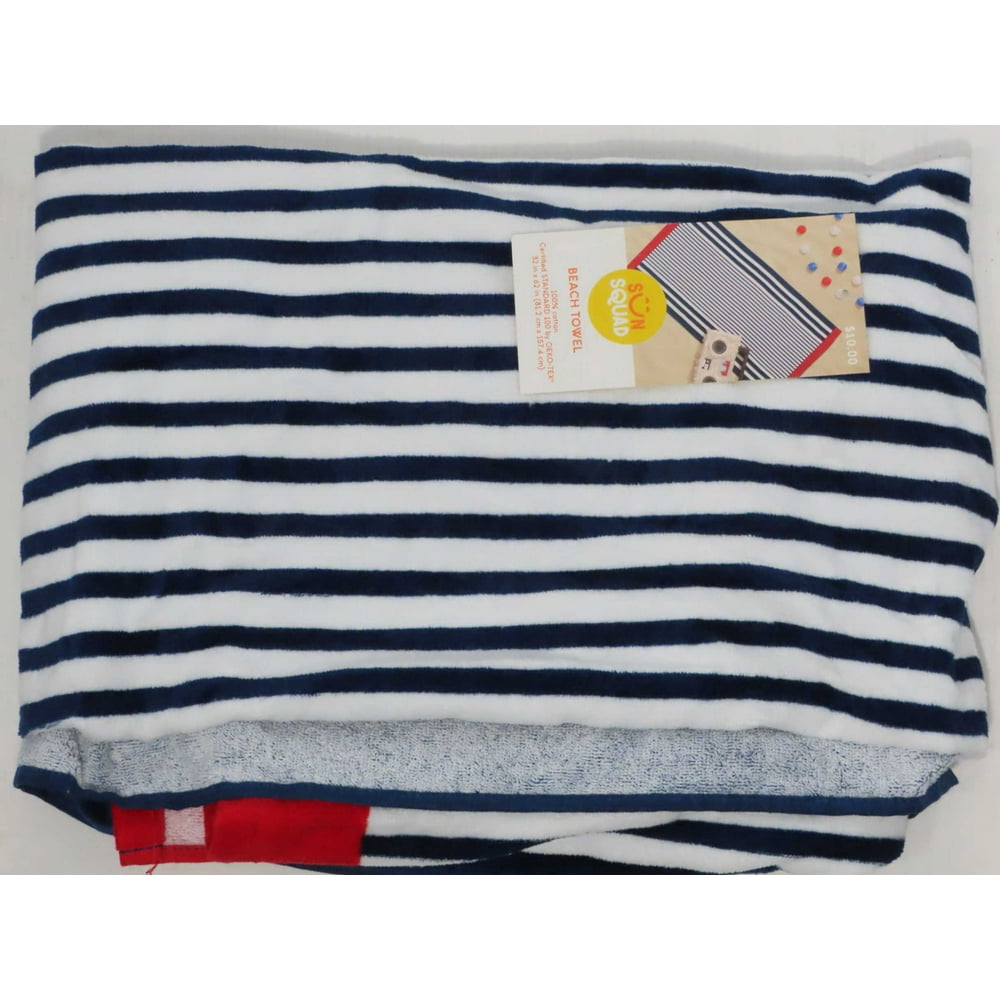 SUN SQUAD BEACH TOWEL 32 X 62IN