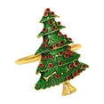 thumbnail image 2 of Christmas Decorations Event & Party Christmas Decorations Christmas Napkin Rings Deer Wreath Pattern Napkin Ring Holders Decorative Metal Holder For Table Holiday Dinner Home Party Balloon, 2 of 9
