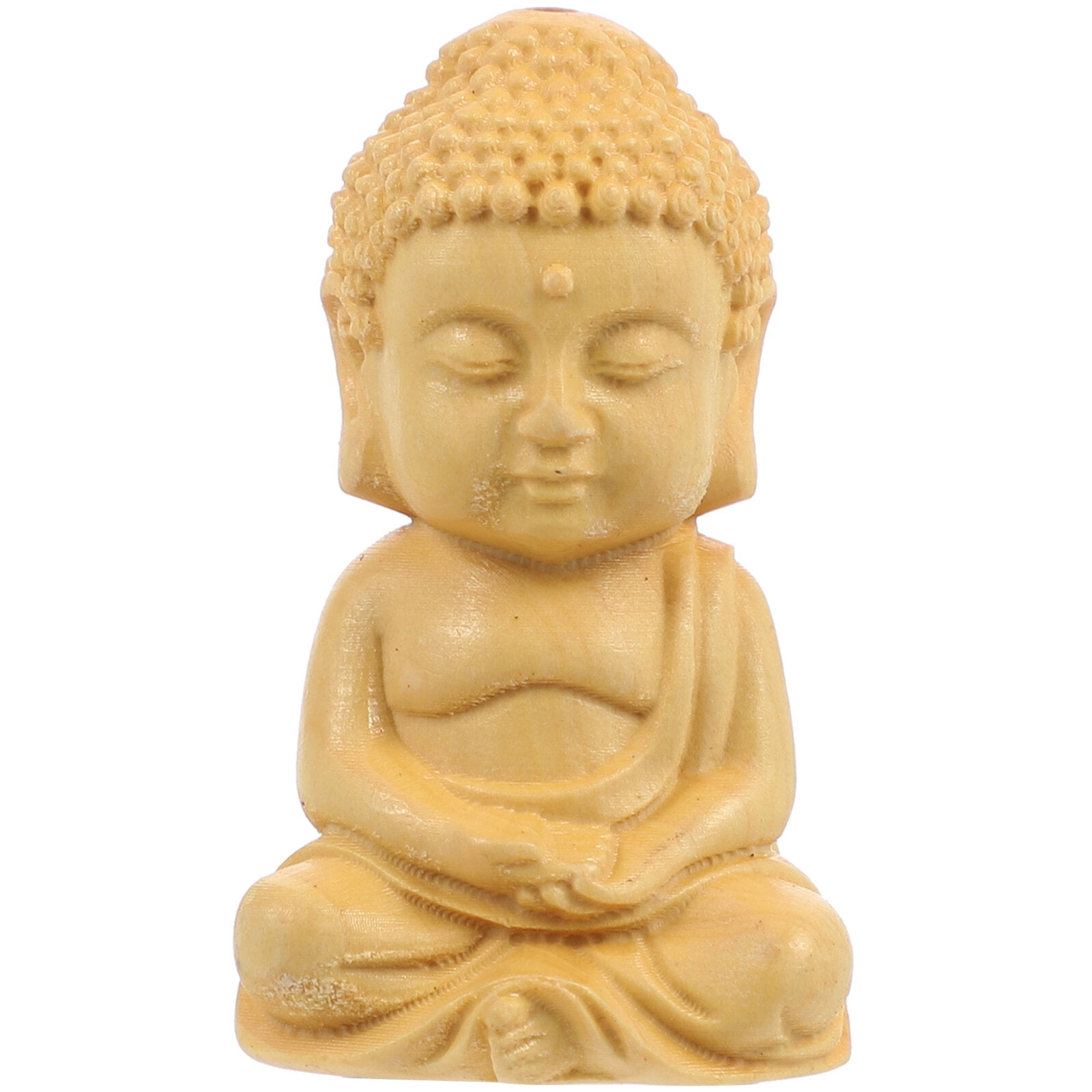 Buddha Statue Delicate Miniature Buddha Statue Creative Wood Carving