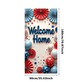 thumbnail image 3 of Red White Blue Balloon Welcome Home Banner Decorative Stars Patriotic Theme for Homecoming Welcome Party Indoor Decor, 3 of 7