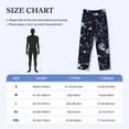 thumbnail image 4 of JUNZAN Men's Pajama Pants Galaxy2 Sleepwear Pants PJ Bottoms Drawstring and Pockets, 4 of 6