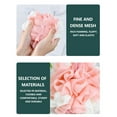 thumbnail image 5 of Chanana Two-Tone Bath Sponge - Soft Mesh Shower Pouf for Gentle Exfoliation (Pink, 14x21cm), 5 of 7