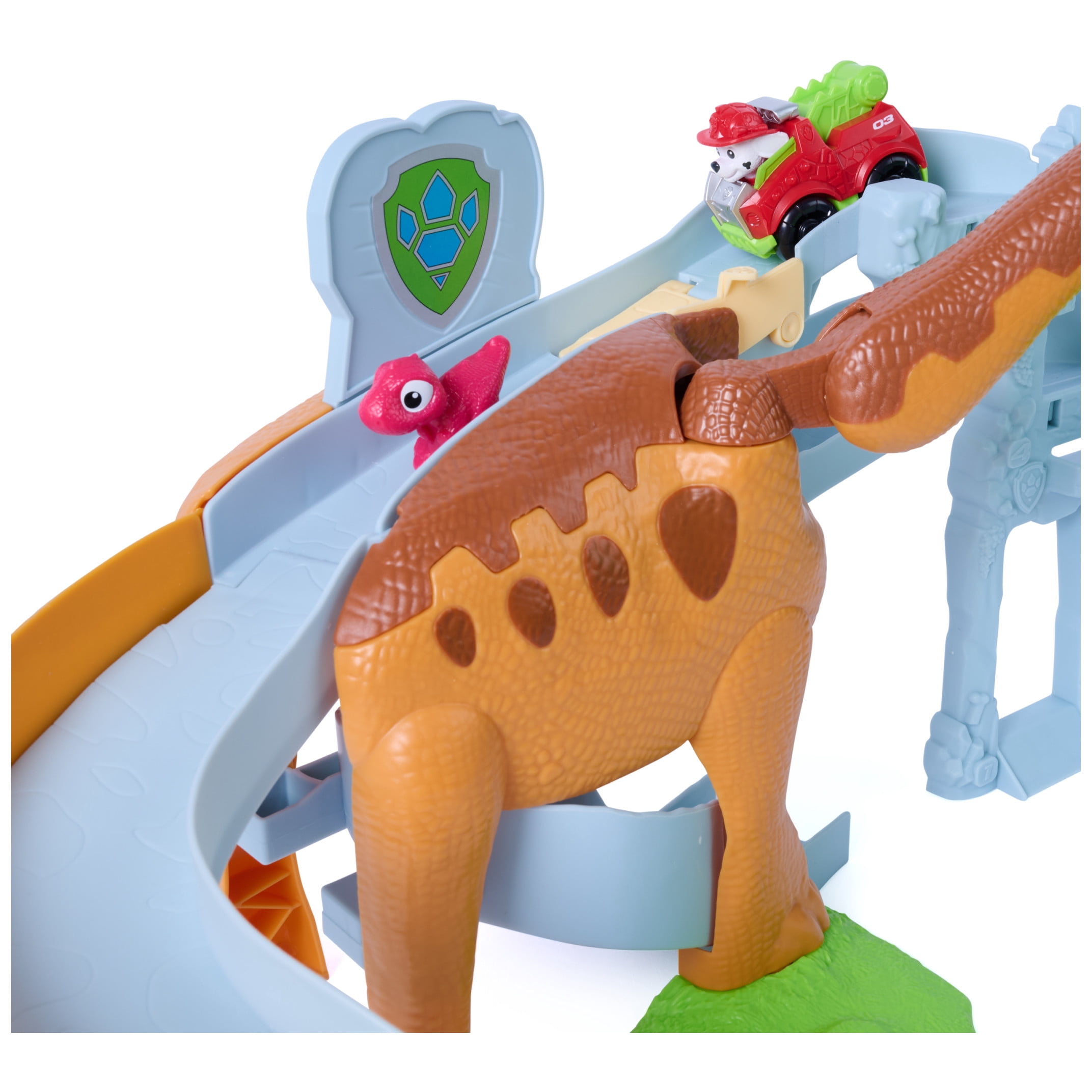 PAW Patrol: The Dino Movie Lift & Race Dino Playset, Ages 3+