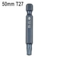 thumbnail image 1 of 1pc 50mm Blue Magnetic Torx Screwdriver Bits Set Electric Screwdriver T5-T40, 1 of 8