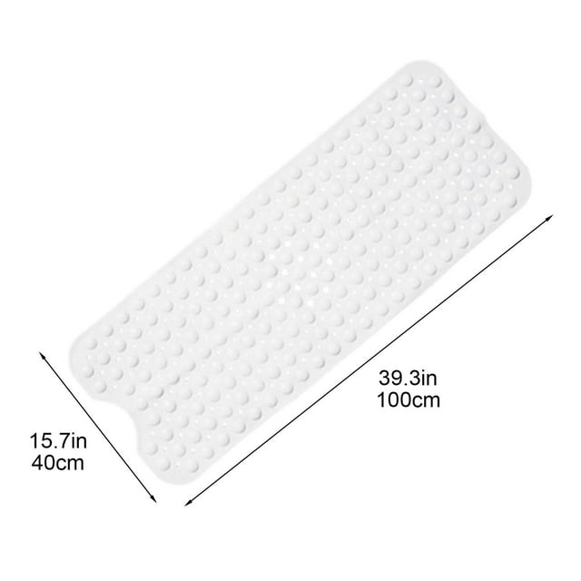 Bdday Bedroom Rug Bathtub and Shower Mats Extra Long Non Slip Bath Mats 39.4 X 16 Inches Bathroom Mats with Suction Cups Machine Washable Soft Shower Floor Mats Soft Rug