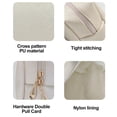 thumbnail image 3 of Trousse de Maquillage en Cuir Pu Imperméable pour Femmes Filles, 3 of 5