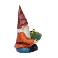 thumbnail image 2 of Hi-Line Gift Ltd. Funny Garden Gnome Holding Bird Bath, 2 of 5