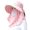 Pink, variant on Yanyanz Sun Hats for Women, Women Summer Sun Hat Adjustable Anti Outdoor Riding Large Hat Sun Visor Protective Hat, Bucket Hats Purple2 One Size