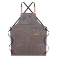 thumbnail image 1 of Clearance Denim Overalls Barber Milk Tea Shop Apron, 1 of 2