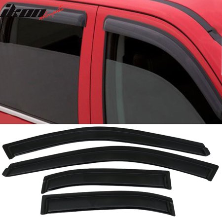 Nissan Windshield Visor - Compatible with 98-01 Nissan Altima Acrylic Window Visors 4Pc Set