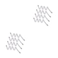 thumbnail image 4 of Clip de hoja Inteprter Sujetador de cama 4 piezas Elástico Blanco, 4 of 6