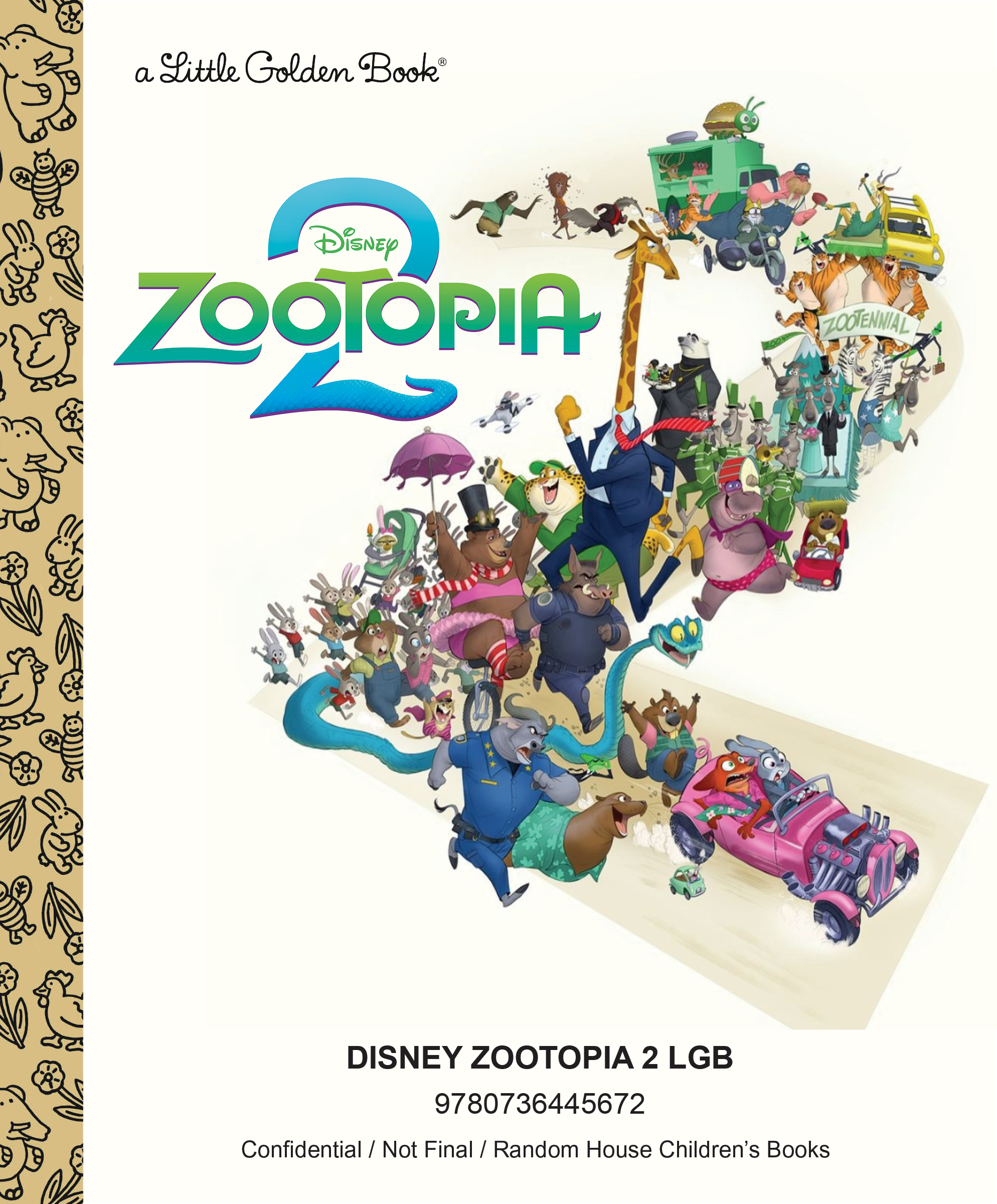 Disney Zootopia 2 Little Golden Book (Hardcover)