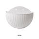 thumbnail image 5 of Cateissary Pote plástico de pared moderno y duradero para estructura de doble capa de arreglo floral contemporáneo Jardín y Patio Blanco, 5 of 6