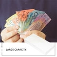 thumbnail image 3 of HEANUJJ 3Pcs Clear Paper Money Holders Currency Protectors with Multifunctional Storage Box, 3 of 8