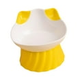 thumbnail image 1 of para gatos, dispensador de alimentación y bebida antideslizante inclinable,  para pies Amarillo Zulema  Dispensador de cuencos para mascotas, 1 of 8