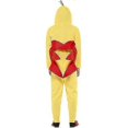 thumbnail image 3 of Men's Chicken Costume, Yellow Poultry Halloween Jumpsuit, 3 of 5