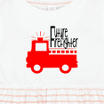 thumbnail image 4 of Inktastic Future Firefighter Cute Red Firetruck Girls Baby Dress, 4 of 5