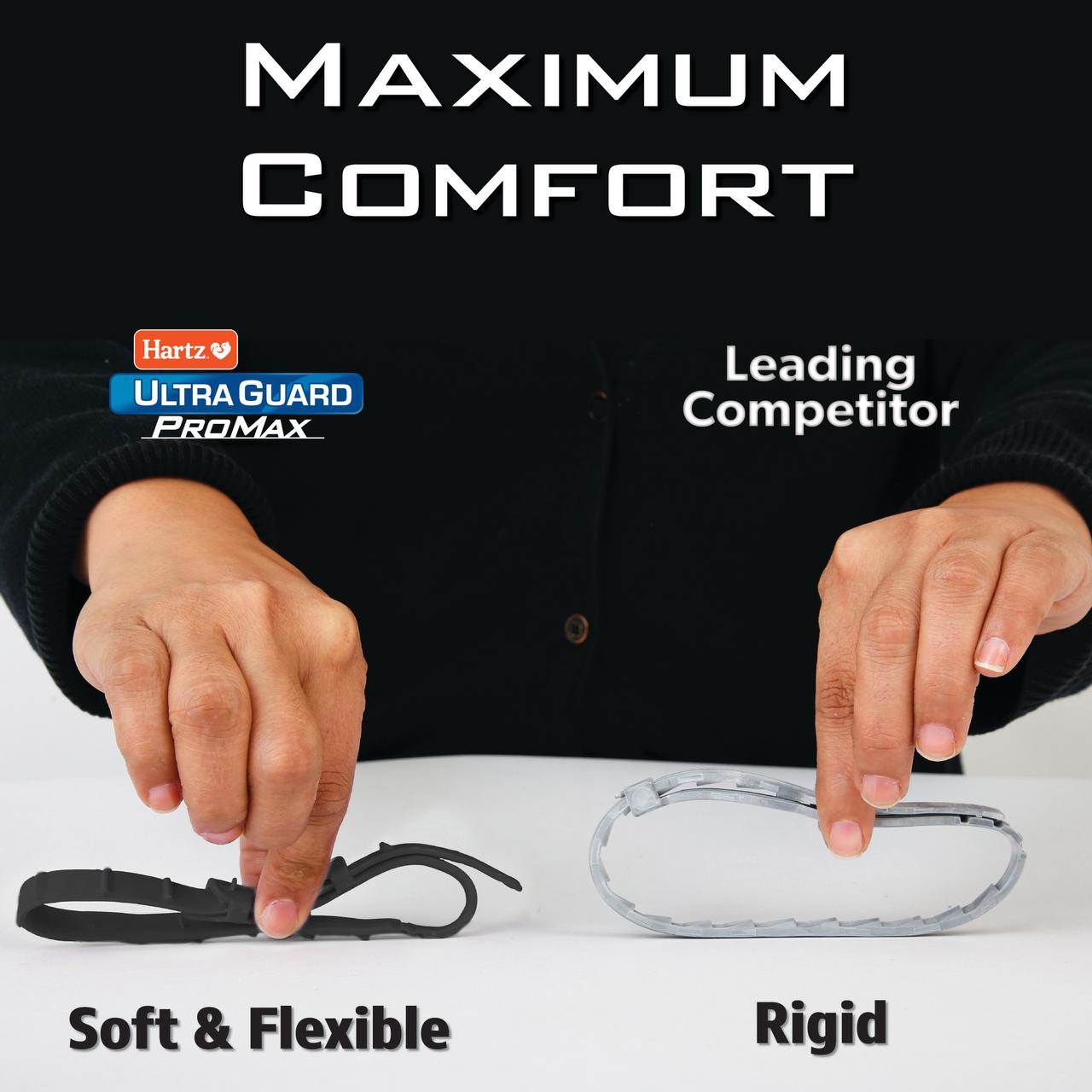 Hartz UltraGuard ProMax Flea & Tick Collar for Dogs & Puppies with Comfort Technology, Black, 2 Pack