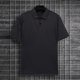 thumbnail image 5 of Camisetas de Manga Larga para Hombre Algodón Turndown Pullover Sólido Camiseta de Fitness, Mangas Cortas Deportes Y Blusa Casual, 5 of 8