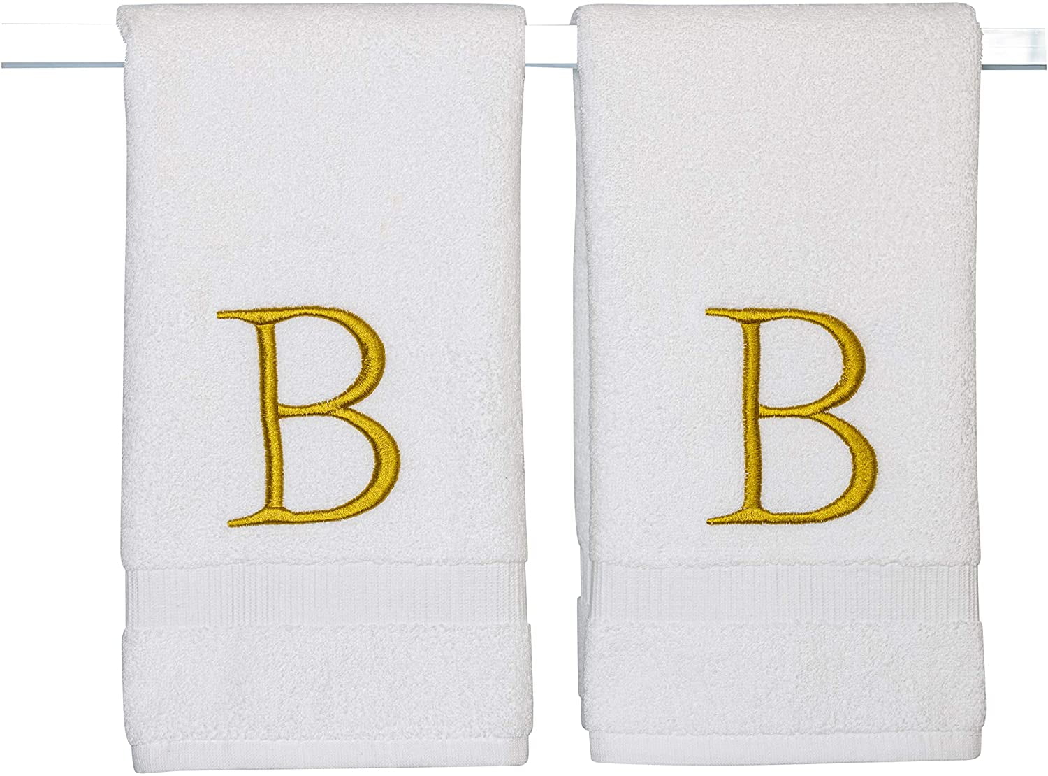Monogrammed Hand Towels for Bathroom Luxury Hotel Quality