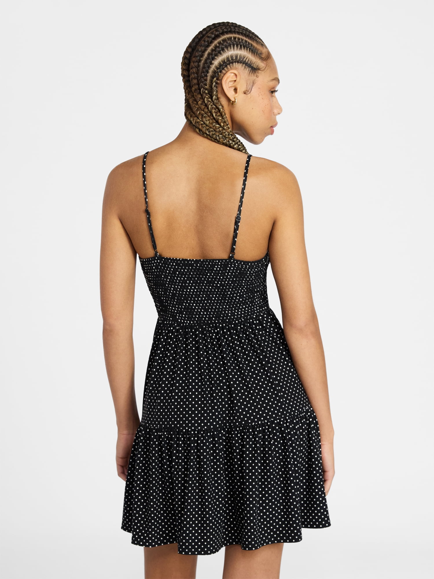 No Boundaries Tiered Mini Dress, Women's & Women's Plus XXS-4X