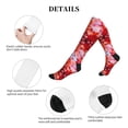 thumbnail image 5 of Lsque Autumn Maple Leaves Pattern Sport Compression Socks for Men & Women 15-20 mmHg Knee High Nurse Pregnant Running Medical and Travel Athletic, 5 of 6