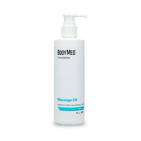 BodyMed Formulations Massage Oil  8 oz. – Fragrance-Free  All-Natural Oil for Massage Therapy – Formulated with Arnica