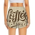 thumbnail image 4 of Fotbe Coffee Time (2) Womens High Waist Running Shorts Athletic Workout Quick Dry Shorts for Women with Pockets Gym Yoga Summer Shorts-Medium, 4 of 9