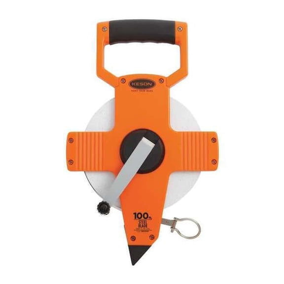 Keson 100 ft Tape Measure, 3/8 in Blade NR18-100