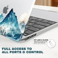 thumbnail image 6 of KANCOKIT Compatible with MacBook Air 13 inch Case 2025 2024 2023 2022 M4 A3240 M3 A3113 M2 A2681 with Mountain Print, Protective Hard Plastic Shell Case+Keyboard Cover+Screen Film, 6 of 8